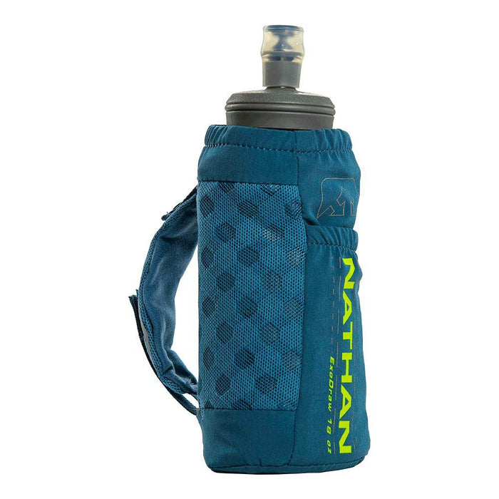 color:Blue Mirage/Nuclear Yellow||seo:ExoDraw 2.0 18oz Handheld Hydration Nathan