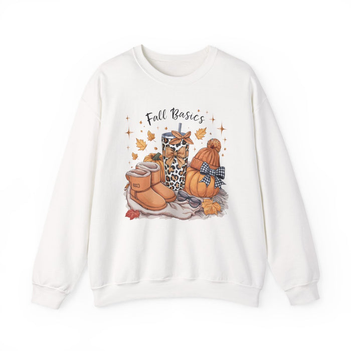 Fall Basics Cozy Essentials Sweatshirt - funny sweatshirt by Cheeky Business