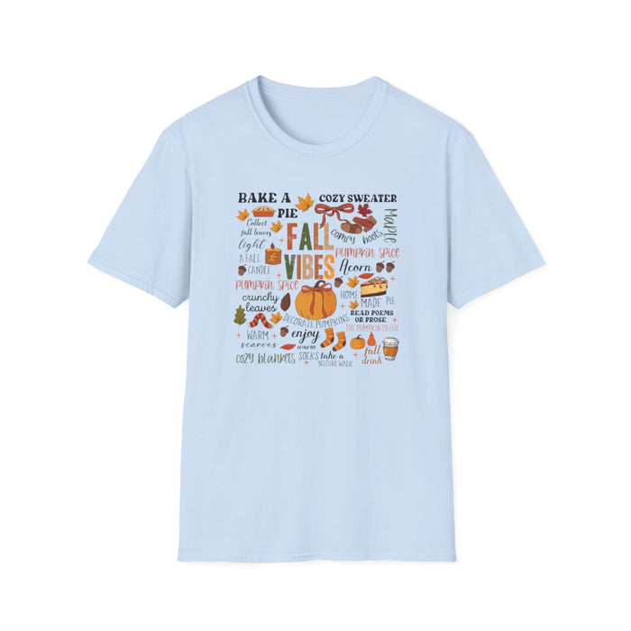 Fall Vibes Aesthetic T-Shirt - funny t-shirt by Cheeky Business
