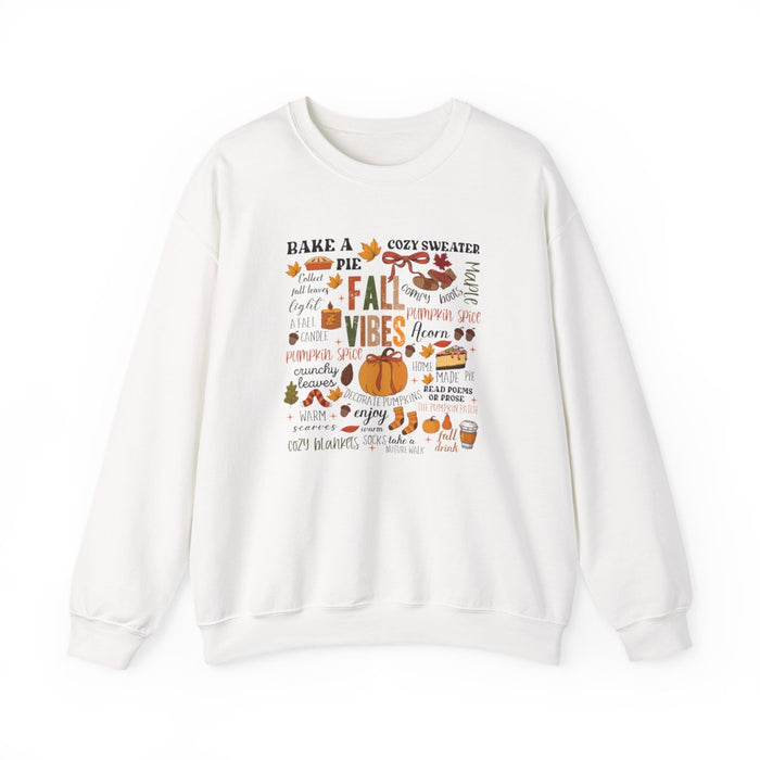 Fall Vibes Autumn Quotes Sweatshirt - funny sweatshirt by Cheeky Business
