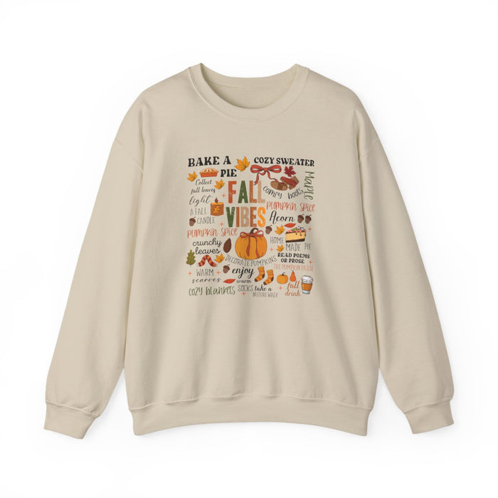 Fall Vibes Autumn Quotes Sweatshirt - funny sweatshirt by Cheeky Business