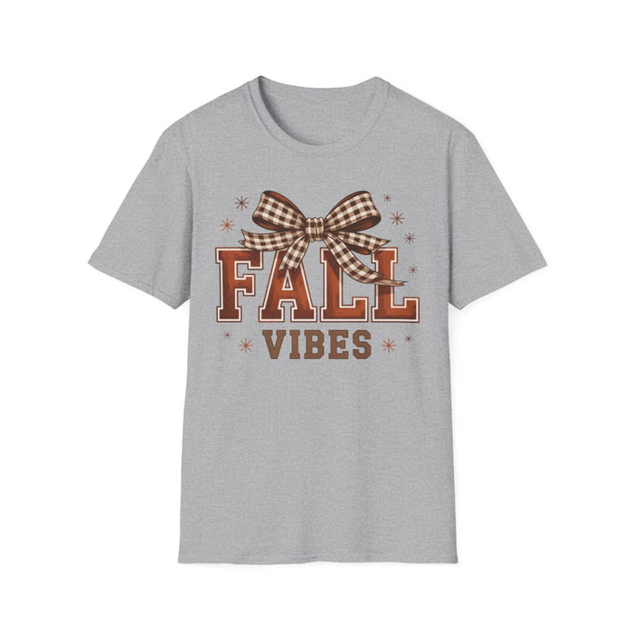 Fall Vibes Bow T-Shirt - funny t-shirt by Cheeky Business