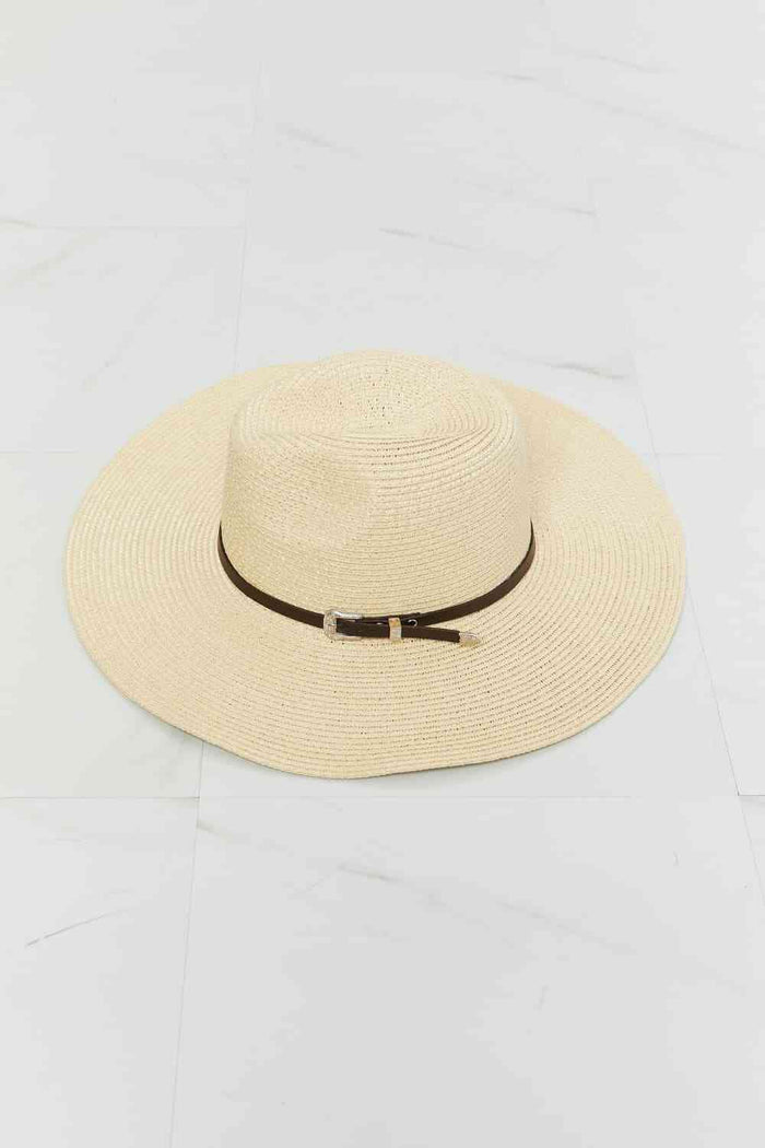 Fame Boho Summer Straw Fedora Hat for Trendy Women