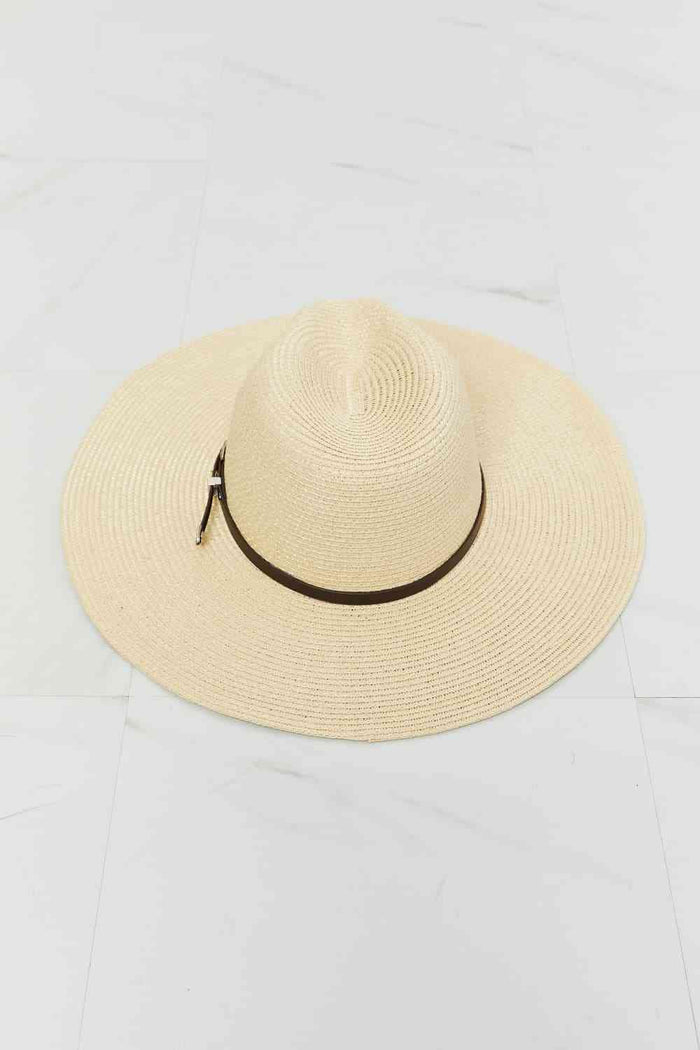 Fame Boho Summer Straw Fedora Hat for Trendy Women