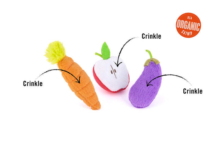 P.L.A.Y. Feline Frenzy Farm to Tabby Toy Set features shown