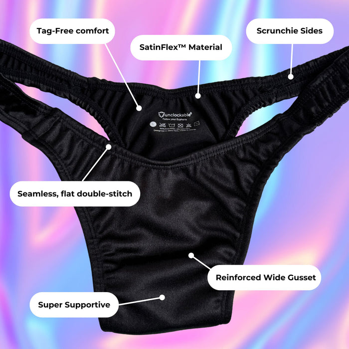 Unclockable FEMME Everyday Tuckwear Panty - Before Dawn (Black)