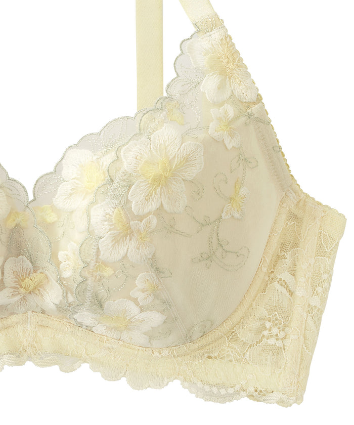 Fleuriste Side Support Lace Push-Up Bra (F-G-H Cup)
