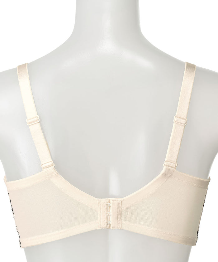 Floral Lift Side Support Lace Push-Up Bra (F-G-H Cup)