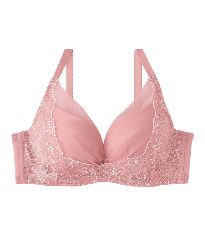 Floral Lift Side Support Lace Push-Up Bra