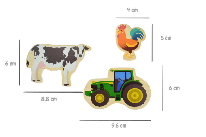 Fridge Friends 35 Piece Magnet Set - Aussie Farm