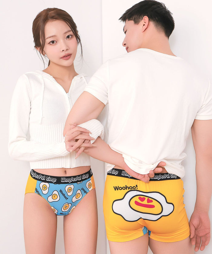 Fried Egg Print Bikini Panty