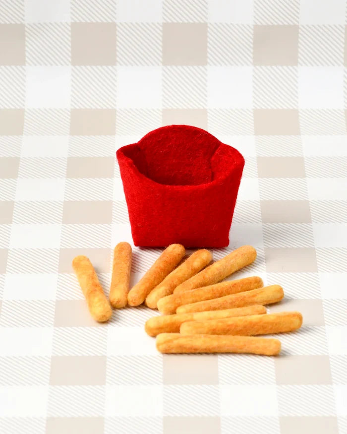 Fries in a Packet Felt Play Food