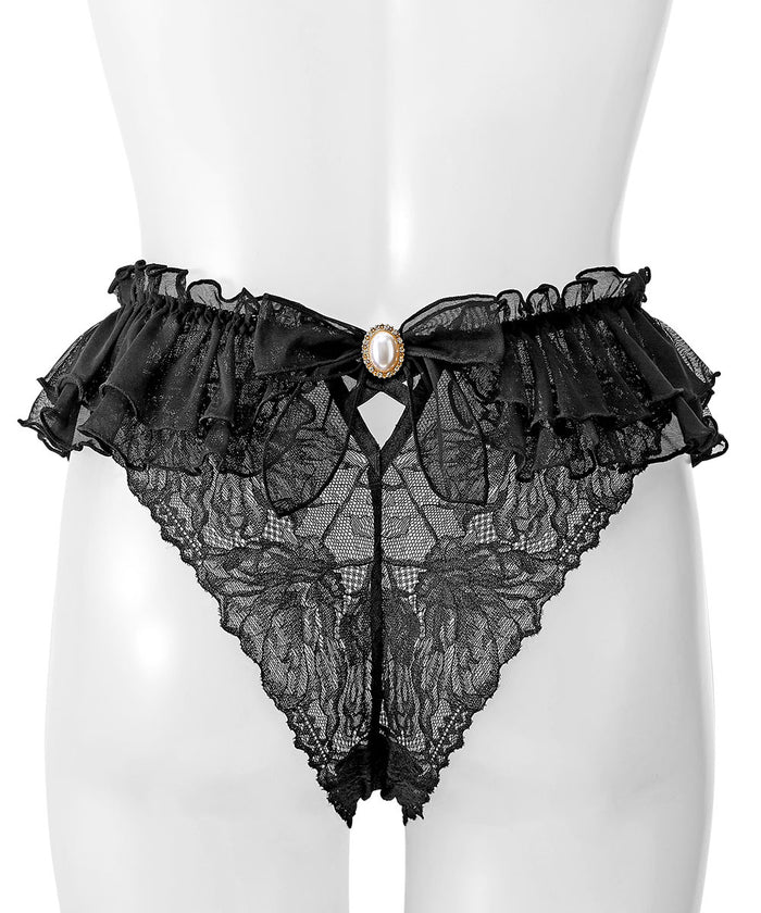 Frill Pearl Ribbon Cheeky