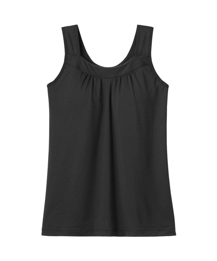 Full Coverage Wireless Built-In Bra Tank Top (E-F-G-H Cup)