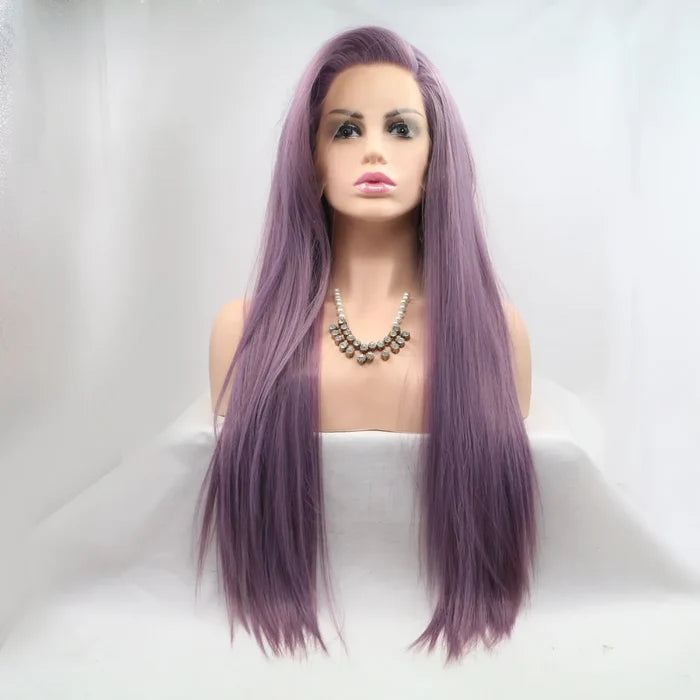 Gilded Strands™ Amethyst Straight Wig — 24"