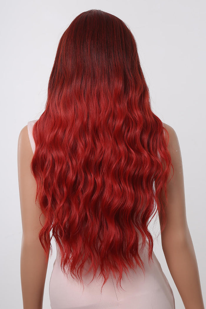 Gilded Strands™ Cherry Ombre Wave Wig — 27"