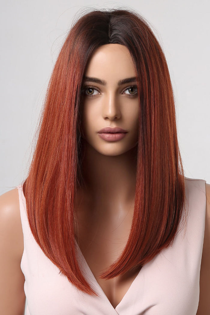 Gilded Strands™ Copper Luxe Straight Wig — 27"