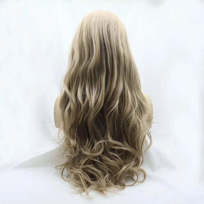 Gilded Strands™ Icy Blonde Wave Wig — 24"
