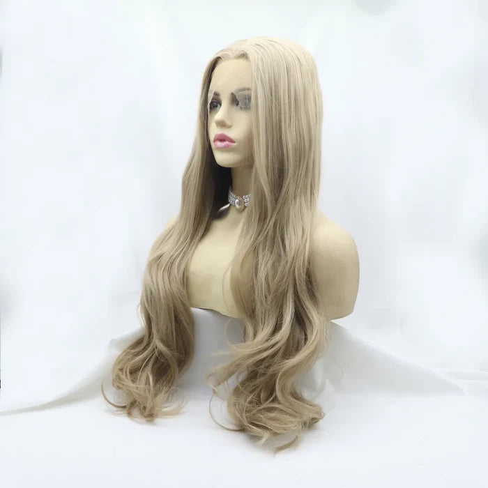 Gilded Strands™ Icy Blonde Wave Wig — 24"