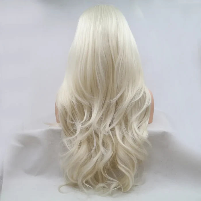 Gilded Strands™ Ivory Luxe Wave Wig — 24"
