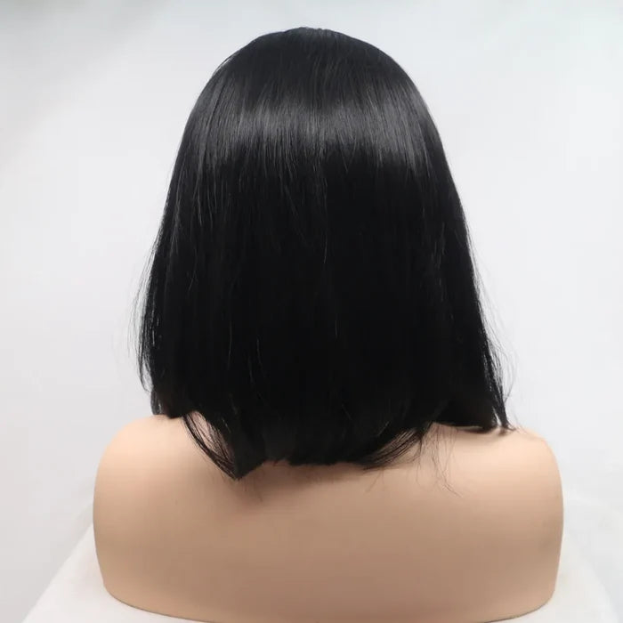 Gilded Strands™ Jet Straight Bob — 12"