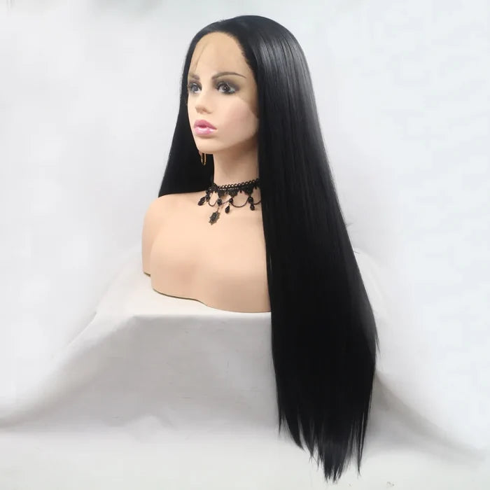 Gilded Strands™ Jet Straight Wig — 24"