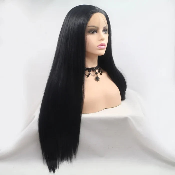 Gilded Strands™ Jet Straight Wig — 24"