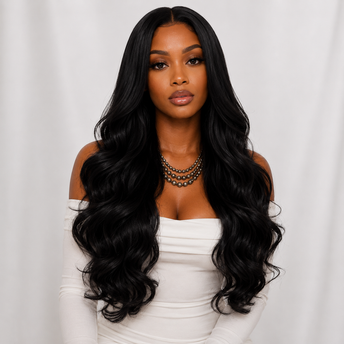 Gilded Strands™ Midnight Wave Wig — 24"