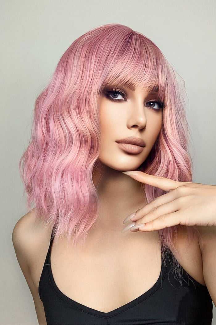 Gilded Strands™ Peach Blossom Wave Bob — 12"