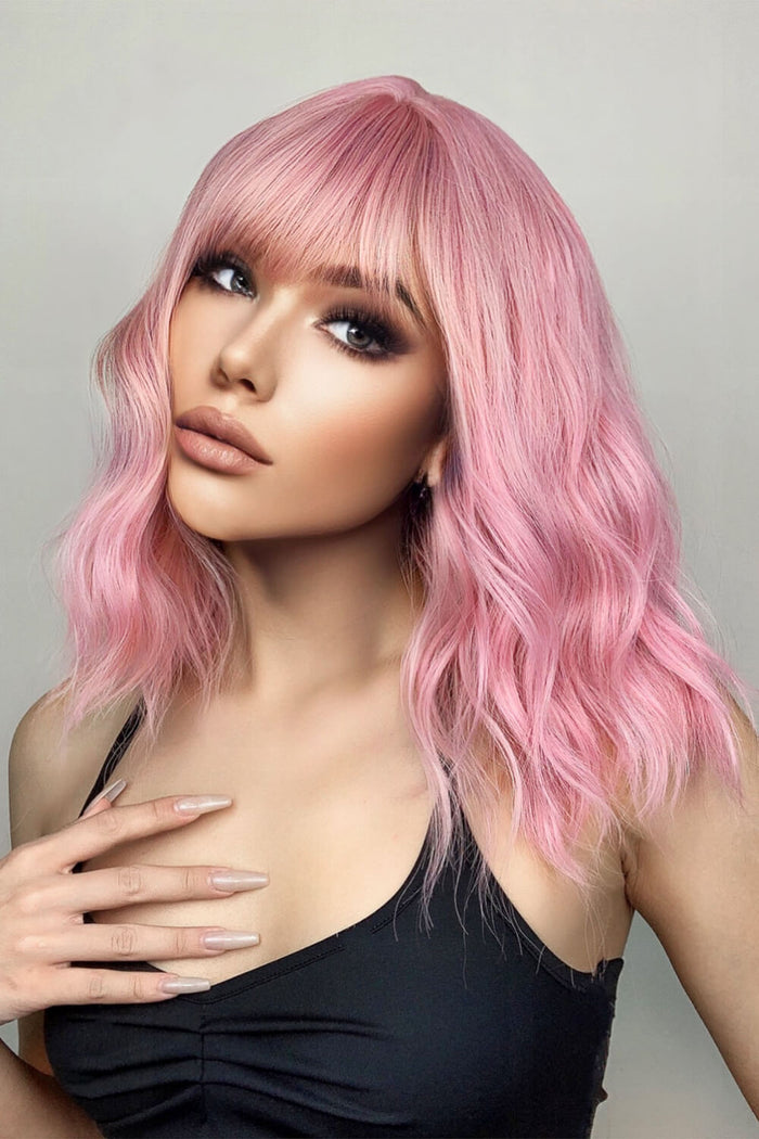 Gilded Strands™ Peach Blossom Wave Bob — 12"
