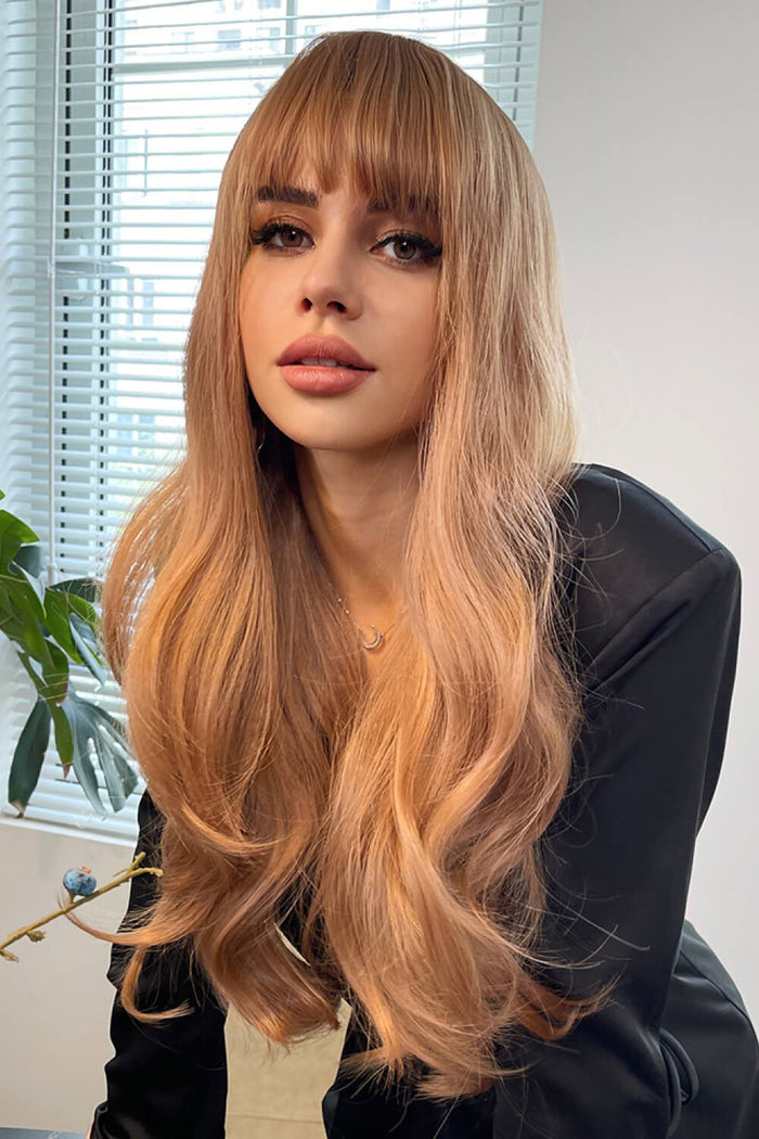 Gilded Strands™ Strawberry Luxe Wave Wig — 26"