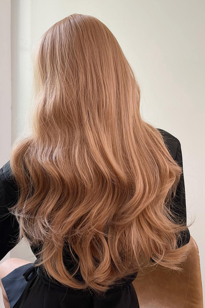 Gilded Strands™ Strawberry Luxe Wave Wig — 26"