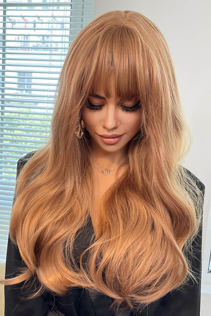 Gilded Strands™ Strawberry Luxe Wave Wig — 26"