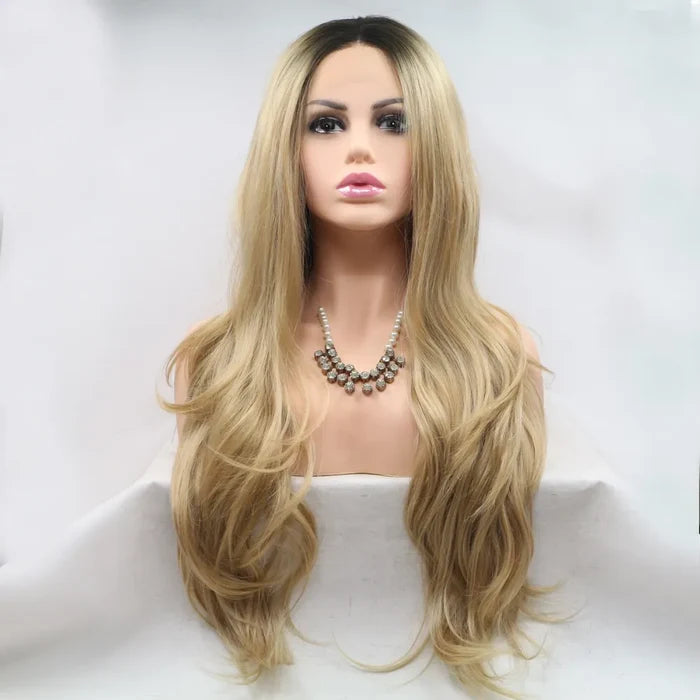 Gilded Strands™ Toffee Wave Wig — 24"