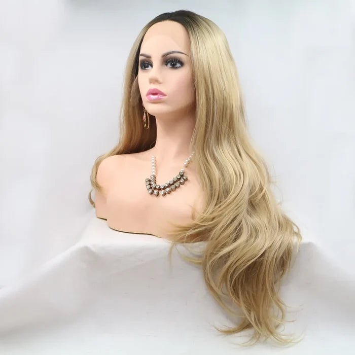 Gilded Strands™ Toffee Wave Wig — 24"