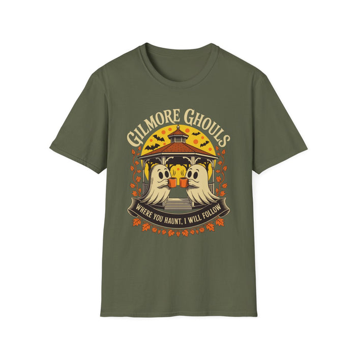 Gilmore Ghouls Halloween Graphic T-Shirt - funny t-shirt by Cheeky Business