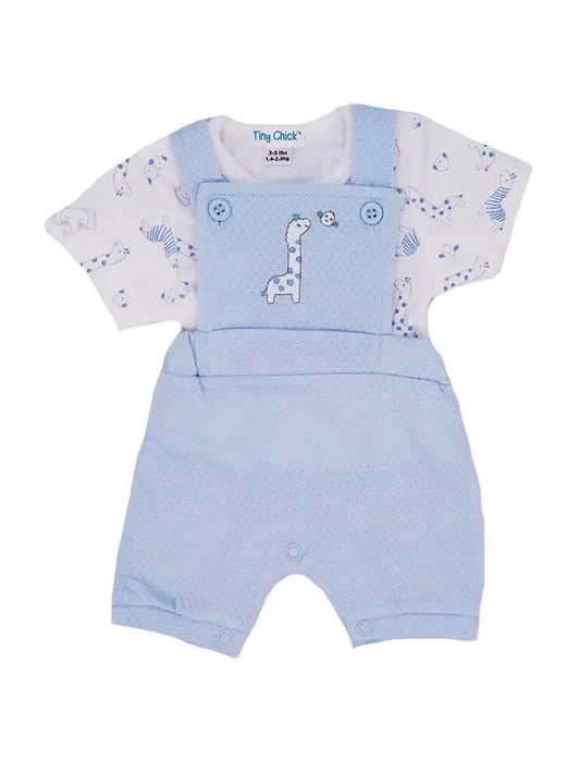 Giraffe Dungarees Set Dungaree Tiny Chick