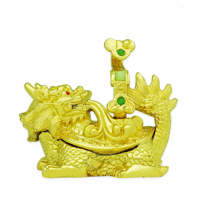 Golden Ru Yi Dragon Tortoise