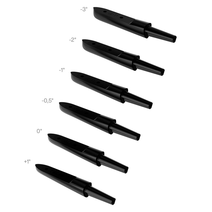 Upper Titanium / + 1,0° / Black