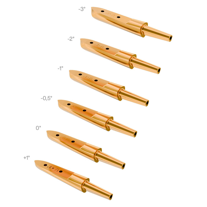 Upper Titanium / + 1,0° / Gold