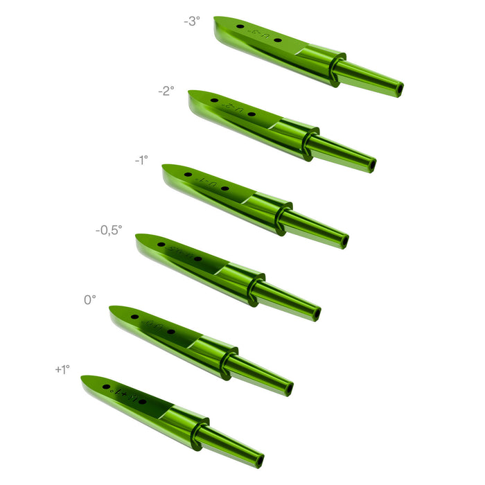 Upper Titanium / + 1,0° / Green