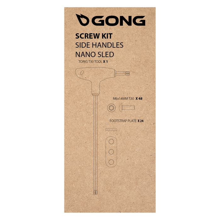 GONG | Kit complet de poignées à vis pour Nano Sled