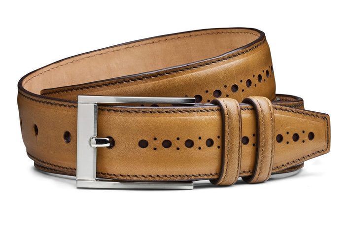 Moral Code Gordon Belt -Oak Leather-32 #color_oak-leather