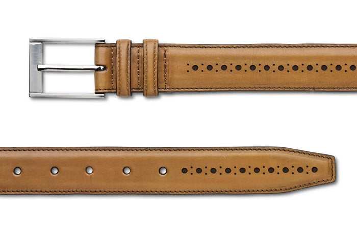 Moral Code Gordon Belt - #color_oak-leather