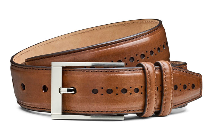 Moral Code Gordon Belt -Cognac Leather-34 #color_cognac-leather