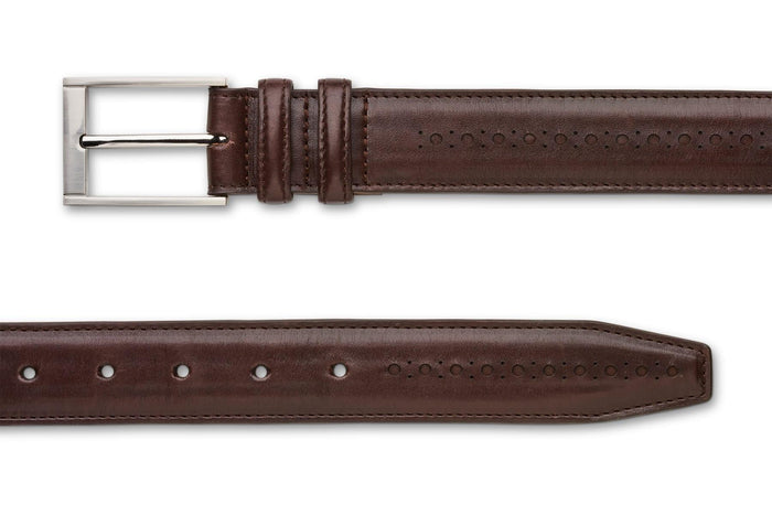 Moral Code Gordon Belt - #color_brown-leather