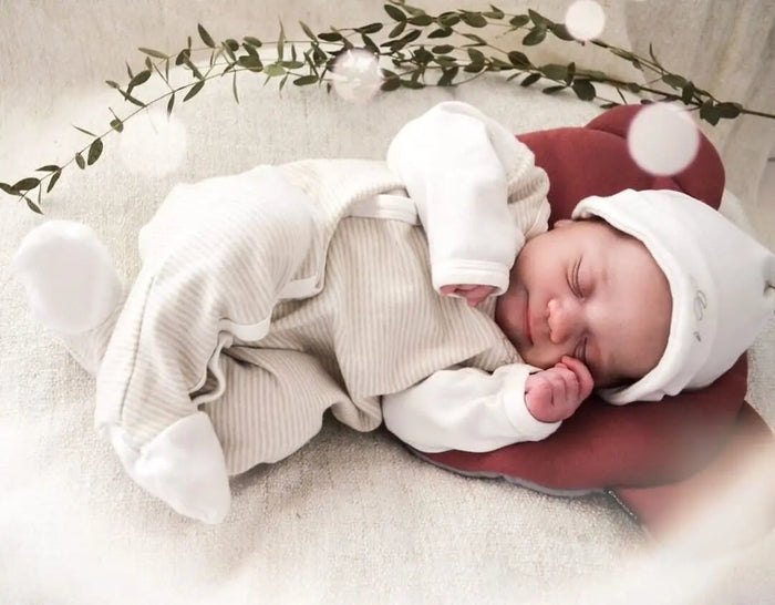 GOTS Certified Cotton Knotted Hat - Cream Hat Isaac Anthony