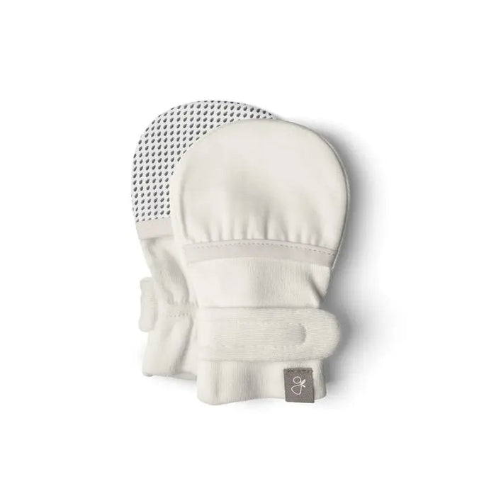 Goumi Stay-On Scratch Mittens, cloud Goumikids