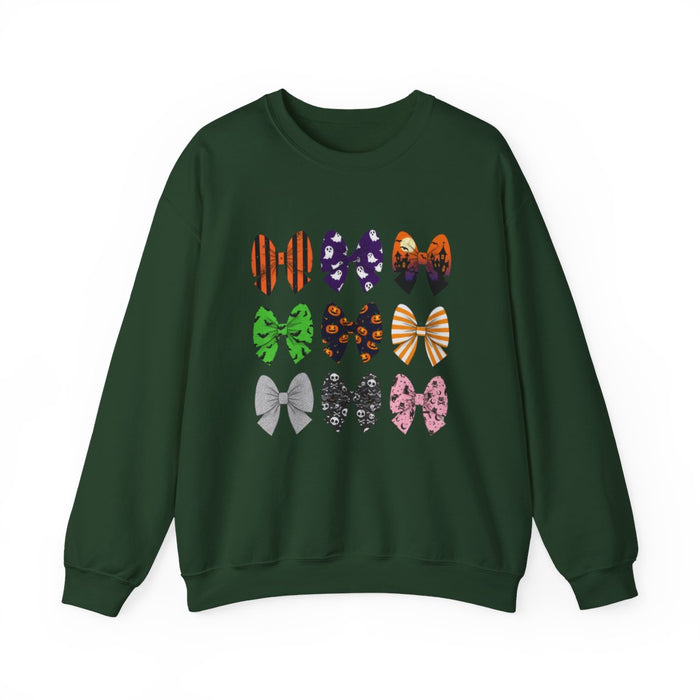 Halloween Bow Pattern Sweatshirt - funny sweatshirt by Cheeky Business