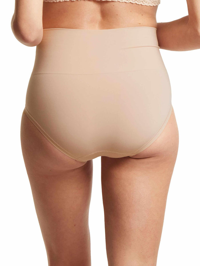 Chai HANKY PANKY BODY™ High Waist Boyshort - Back View On Model, Full Coverage Comfortable Fit | Hanky Panky